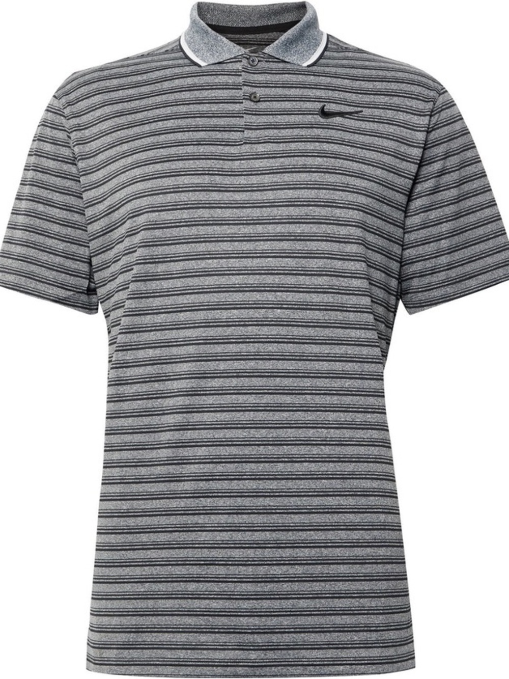 Nike Men’s Gray & Black Striped Polo